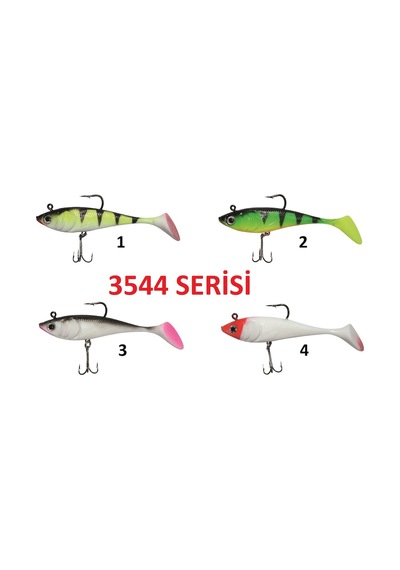 Captain 3544 12Cm Crazy Zender Uv Paint Silikon Sahte Balık