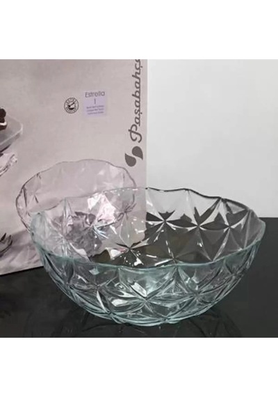 Paşabahçe 10553 Estrella Bowl Büyük Servis Kasesi 24 Cm Çok Renkli