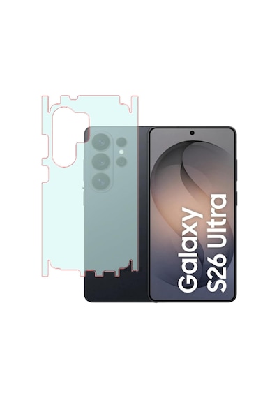 Samsung Galaxy S26 Ultra İle Uyumlu 360 Arka Kaplama 34983468