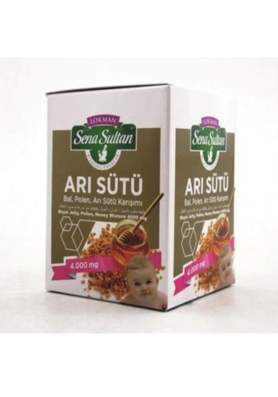 Lokman Sena Sultan Arı Sütü Bal Polen Karışımı 4000 MG 240 G