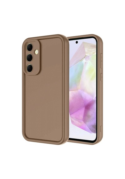 Samsung Galaxy  Uyumlu  A17 5g Viera Silikon - Kahverengi