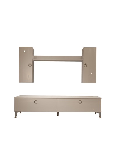Decoraktiv Eko 7 Mdf Std Gold Tv Ünitesi Tv Sehpası Beyaz