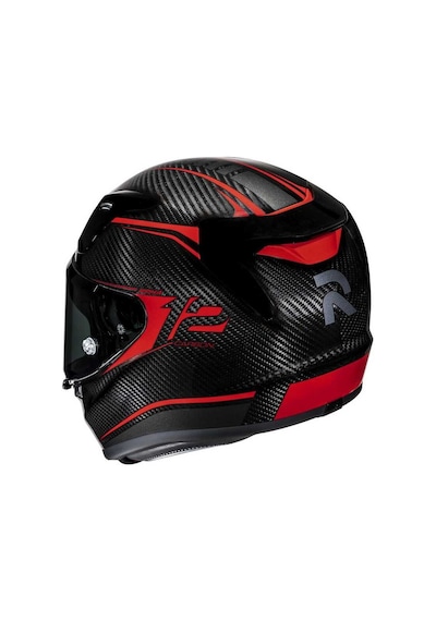 Hjc Rpha12 Carbon Keres Mc1 Kapalı Kask Kırmızı - Siyah
