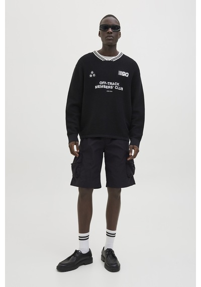 Jack & Jones Erkek Short 12269386 Siyah Siyah