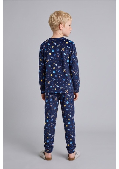 Defacto Uzay Baskılı Uzun Kollu Üst Lastikli Paça 2li Pijama Takımı Erkek Çocuk I3395a826cwnv241 Lacivert-nv241 Defacto Uzay Baskılı Uzun Kollu Üst Lastikli Paça 2li Pijama Takımı Erkek Çocuk I3395a826cwnv241 Lacivert-nv241