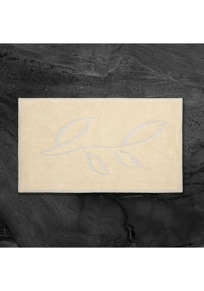 Soft Melagne 2'li Banyo Paspası - Bej - 60x100 Cm + 50x60 Cm Renkli