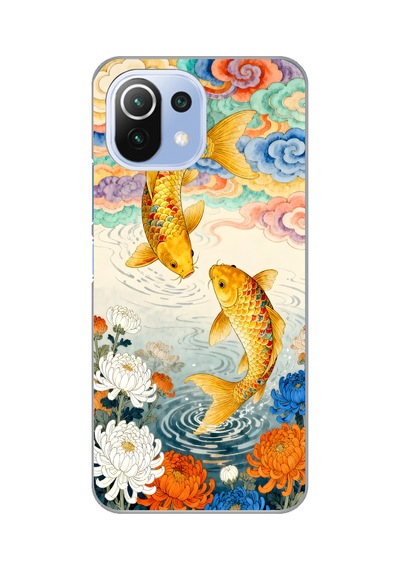 Xiaomi Mi 11 Lite Yumuşak Desen280 Çok Renkli