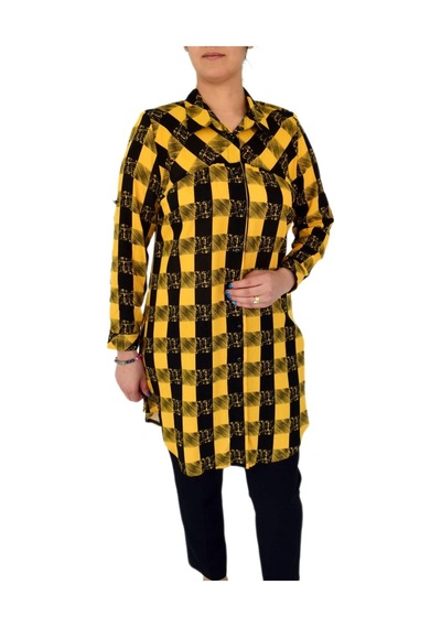 Kadın Ekose Kareli Tunik Bgl-st02956 001