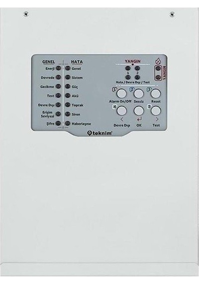 Teknim Tfp-3122 Konvansiyonel 2 Bölgeli Yangın Alarm Paneli