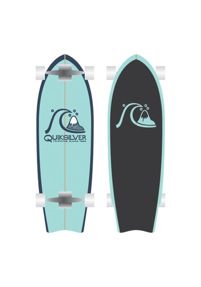 Quıksılver Quiksilver Point Unisex Mavi Skateboard Complete Set Bkh0