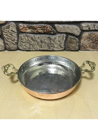 Dövme Bakır Tava 21 CM