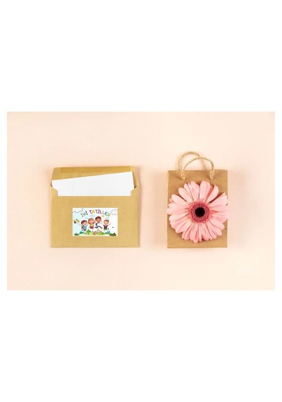 İyi Tatiller Etiketi Okul Etiketi 5x8 Cm 30 Adet Sticker Selefonl