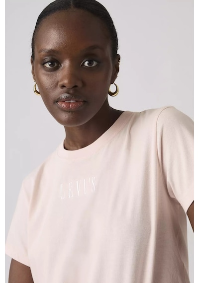 Levi's Kadın Bisiklet Yaka Pembe T-shirt - 005gv-0018 Pembe