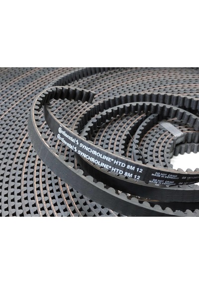 8m 12mm Contitech Açık Uçlu Kauçuk Zaman Kayış
