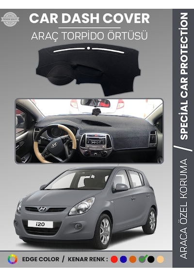 Hyundai İ20 2008-2014 Torpido Örtüsü Göğüs Koruma Araca Özel Uv Koruma - 192 Stiloto