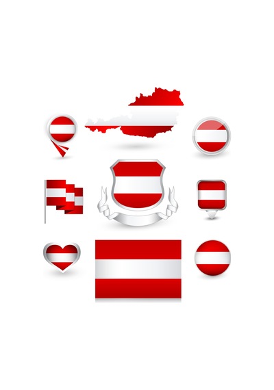 Avusturya Sticker Set