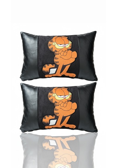 Tweety - Pembe Panter - Tazmanya - Garfield Boyun Yastığı 2'li - Karakter & Seyahat Açık Turuncu