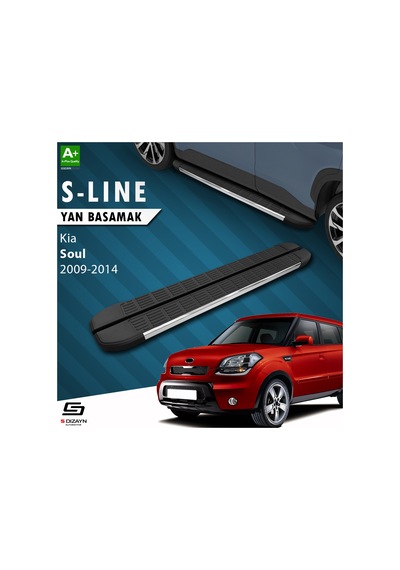 S-dizayn Kia Soul S-line Krom Yan Basamak 173 Cm 2009-2014