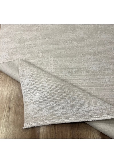 Hoom Rugs Aria 1124 Krem Pamuk Tabanlı Modern Halı Krem