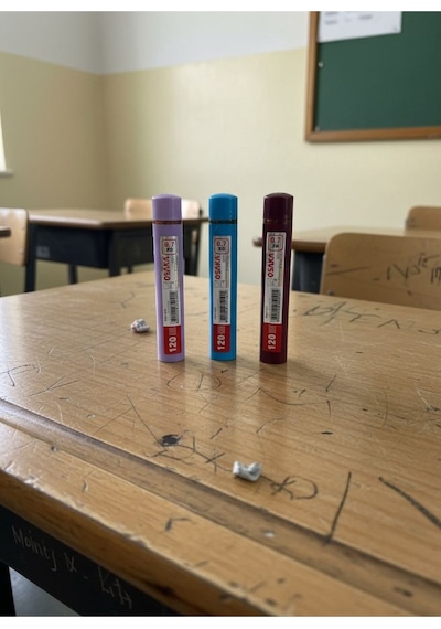 2b 60 Mm 0.7 Kalem Ucu 120 Li 1 Adet Tüp Ana Renkler Oku-420