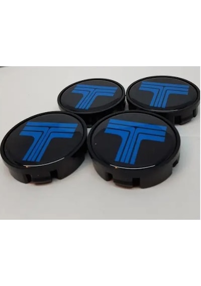 Jant Göbeği Tofaş Uyumlu 65/60 60Mm Yuva 4'Lü Set Mavi Plasto