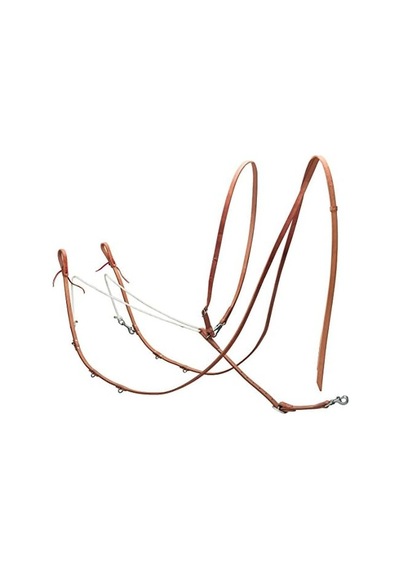 Deri Harness Almanca Martingal, Pas Rengi