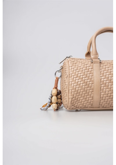 Ççs 18248 Kadın Çapraz Askılı El Çantası Bej