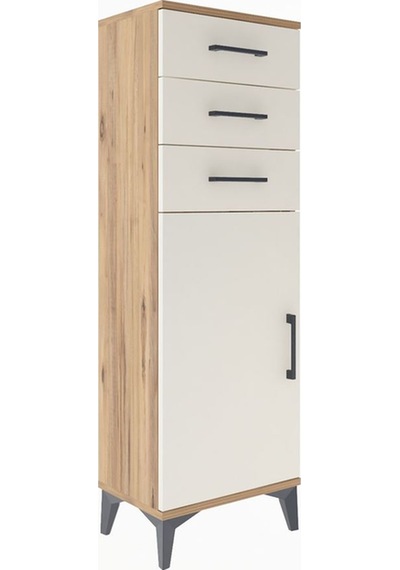 Arges Dolap 3 Çekmeceli Tek Kapaklı 44x30x134 Çam-aytaşı Çam Arges Dolap 3 Çekmeceli Tek Kapaklı 44x30x134 Çam-aytaşı Çam