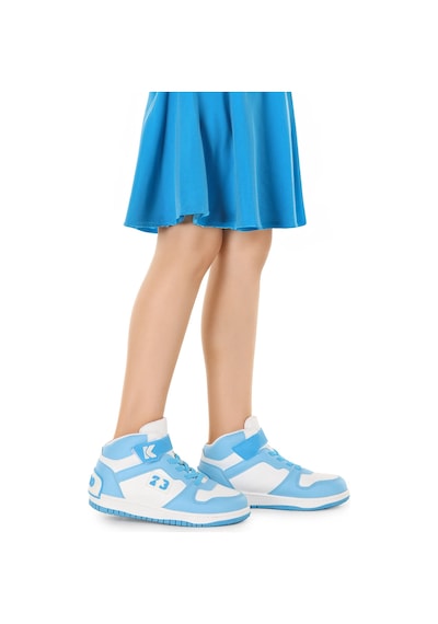 Kiko Kids Carde Günlük Cırtlı Kız Çocuk Spor Ayakkabı Bebe Mavi