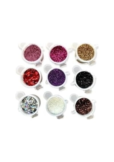 Epoksi Reçine Sim & Glitter Seti, Mum Simi, Beton Hobi Kendin Yap 9lu Set