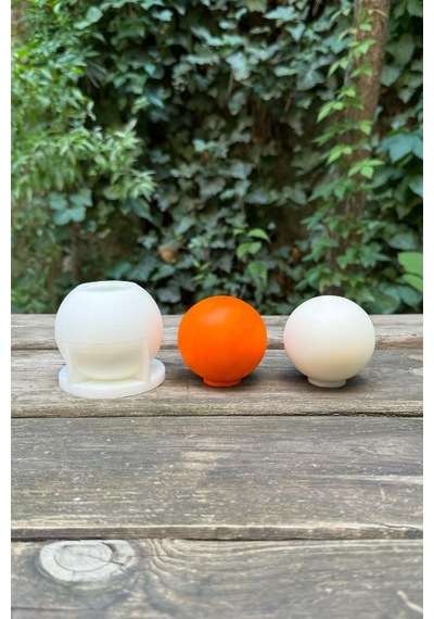 Rufus Concept Küre 6cm Çap Silikon Mum Kalıbı