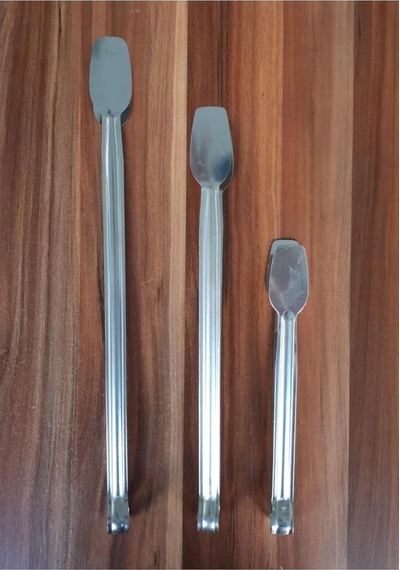 5dm-3 Farklı Boyda Paslanmaz Çelik Şef Mangal Barbekü Maşa Seti Kömür Izgara Maşa Seti - 23/31/36 Cm