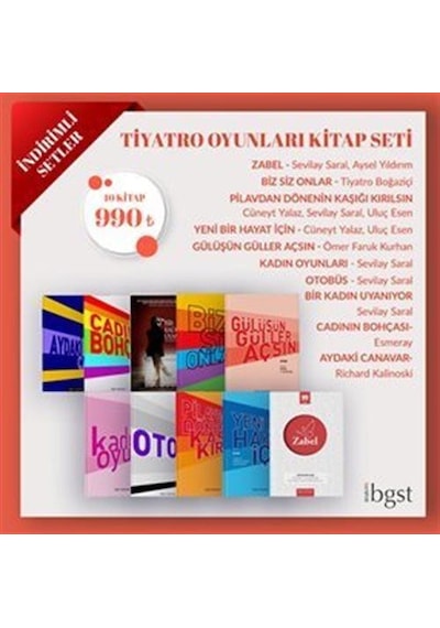 Tiyatro Oyunları Kitap Seti 10 Kitap Takım / Komisyon