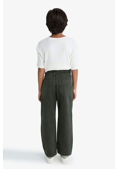Defacto Erkek Çocuk Wide Leg Düz Paça Jean Pantolon G2929a825aukh243 Haki Defacto Erkek Çocuk Wide Leg Düz Paça Jean Pantolon G2929a825aukh243 Haki