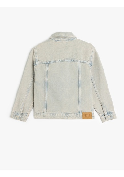 Koton Pamuklu Uzun Kollu Cep Detaylı Denim Ceket Lıght Indıgo 5skg20022ad Açık Mavi Koton Pamuklu Uzun Kollu Cep Detaylı Denim Ceket Lıght Indıgo 5skg20022ad Açık Mavi