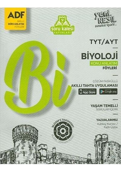 Soru Kalesi Tyt Ayt Biyoloji Konu Anlatım Adf
