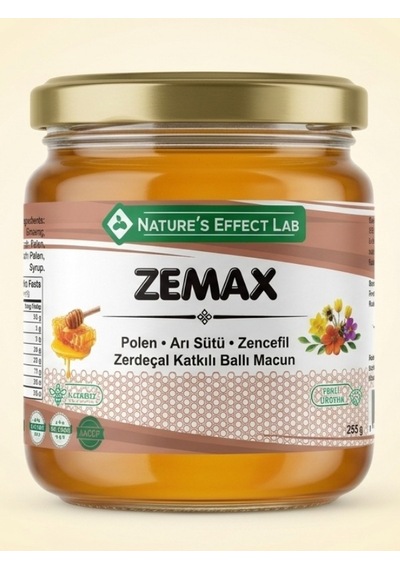 Zemax Polen Arı Sütü Zencefil Zerdeçal Katkılı Ballı Macun 255g