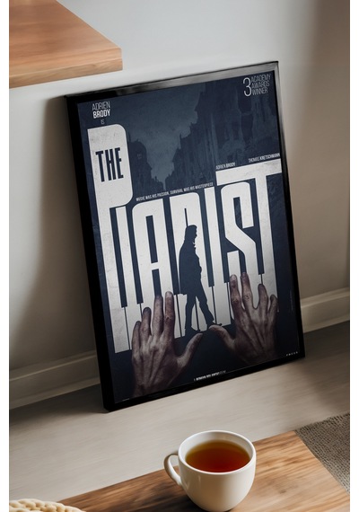 Piyanist Siyah Ahşap Çerçeveli Poster, Dekoratif Film Duvar Tablosu
