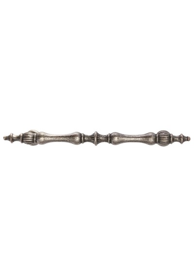 Gürçay Şehzade Kulp Antik Gümüş 96Mm 2 Adet