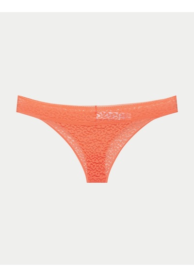 Marks & Spencer Dantel Detaylı Brazilian Tipi Külot T61006232B Kırmızı