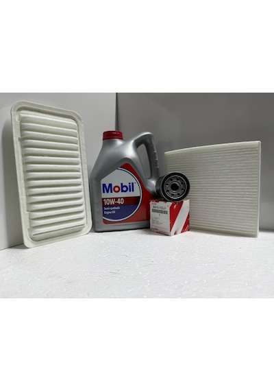Toyota Corolla Benzinli 02 - 06 10w-40 Mobil Yağ / Yağ-hava-polen Filtre Bakım Seti 10w-40 Mobil Yağ / Yağ-hava-polen Filtre Bakım Seti Toyota Corolla Benzinli 02 - 06 10w-40 Mobil Yağ / Yağ-hava-polen Filtre Bakım Seti 10w-40 Mobil Yağ / Yağ-hava-polen Filtre Bakım Seti