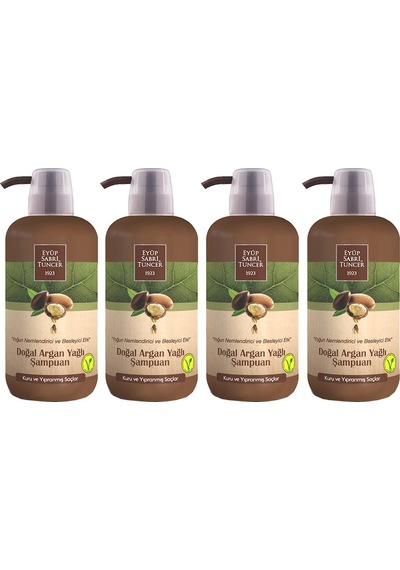 Eyüp Sabri Tuncer Doğal Argan Yağlı Şampuan 4 x 600 ML