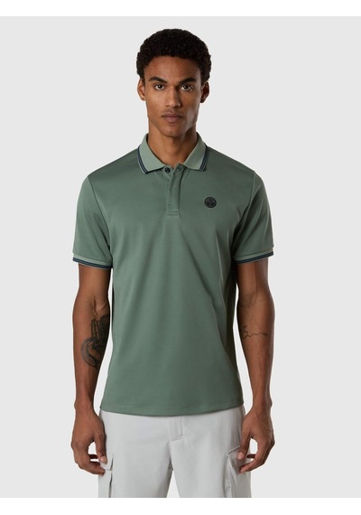 North Sails Kısa Kollu Erkek Polo Yaka T-shirt-33495 Yeşil