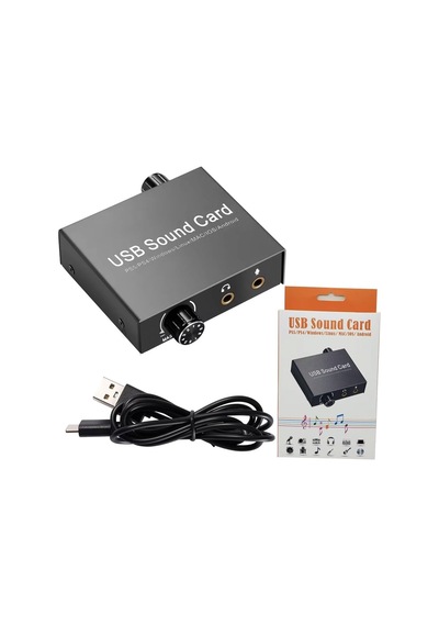 Tr Usb Sound Card Playstation Uyumlu Ses Kartı Ps4 Ps5 Uyumlu Ses Kartı