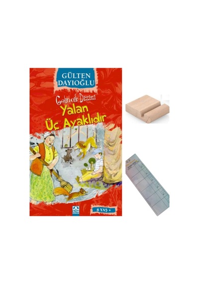 Yalan Üç Ayaklıdır / Gelincik Dizisi / Gülten Dayıoğlu / 3. Sınıf / 8-9 Yaş Hikaye+tablet Tutucu