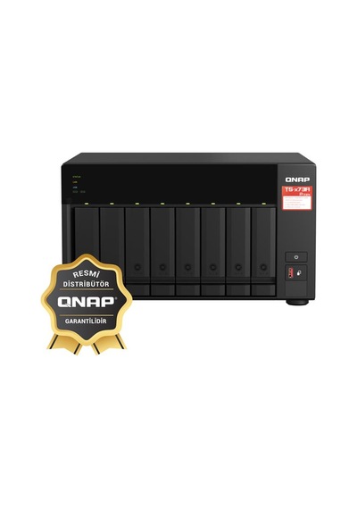 Qnap Ts-873a-8gb Ram 8 Hdd Yuvalı Tower Nas Resmi Distribütör Garantili