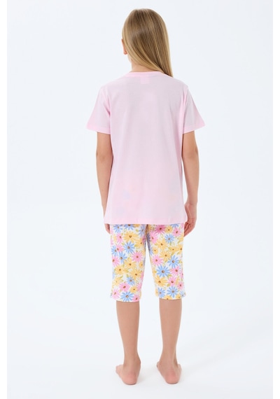 Rolypoly Kız Çocuk Pembe Kapri Takım 5274-49670 Pembe