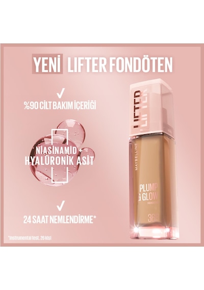 New York Lifter Niasinamid Ve Hyalüronik Asit İçeren Aydınlatan Fondöten - 90 Çok Renkli