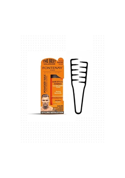 Fontenay Saç Şekillendirici Pudra Toz Wax Ultra Strong 20gr + Mucizevi Saç Tarağı 2'li Set