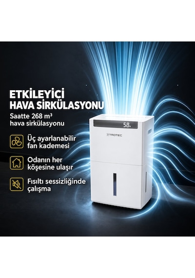 Trotec İnverter Nem Alma Cihazı Ttk-ı 110 Wifi Beyaz